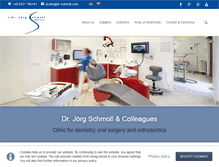 Tablet Screenshot of dr-schmoll.com